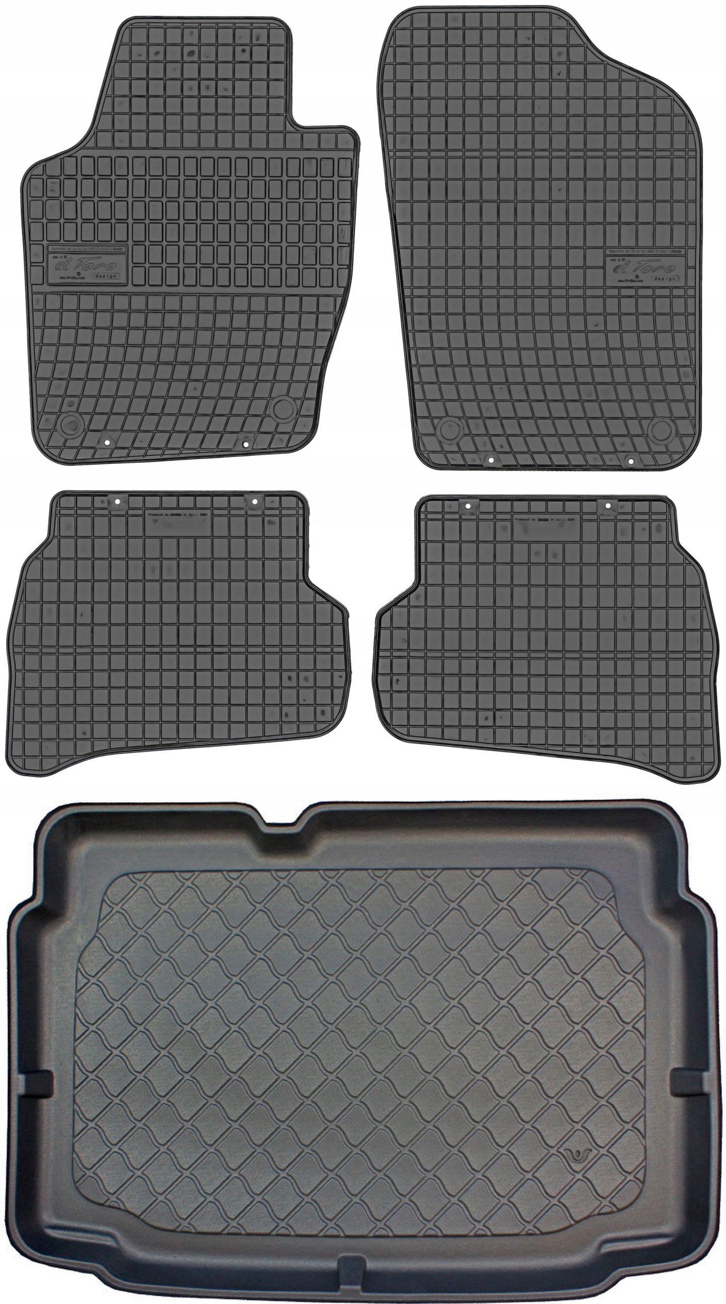 Volkswagen Polo VI 2G Aw Hb 2017 Koberce s rohožou