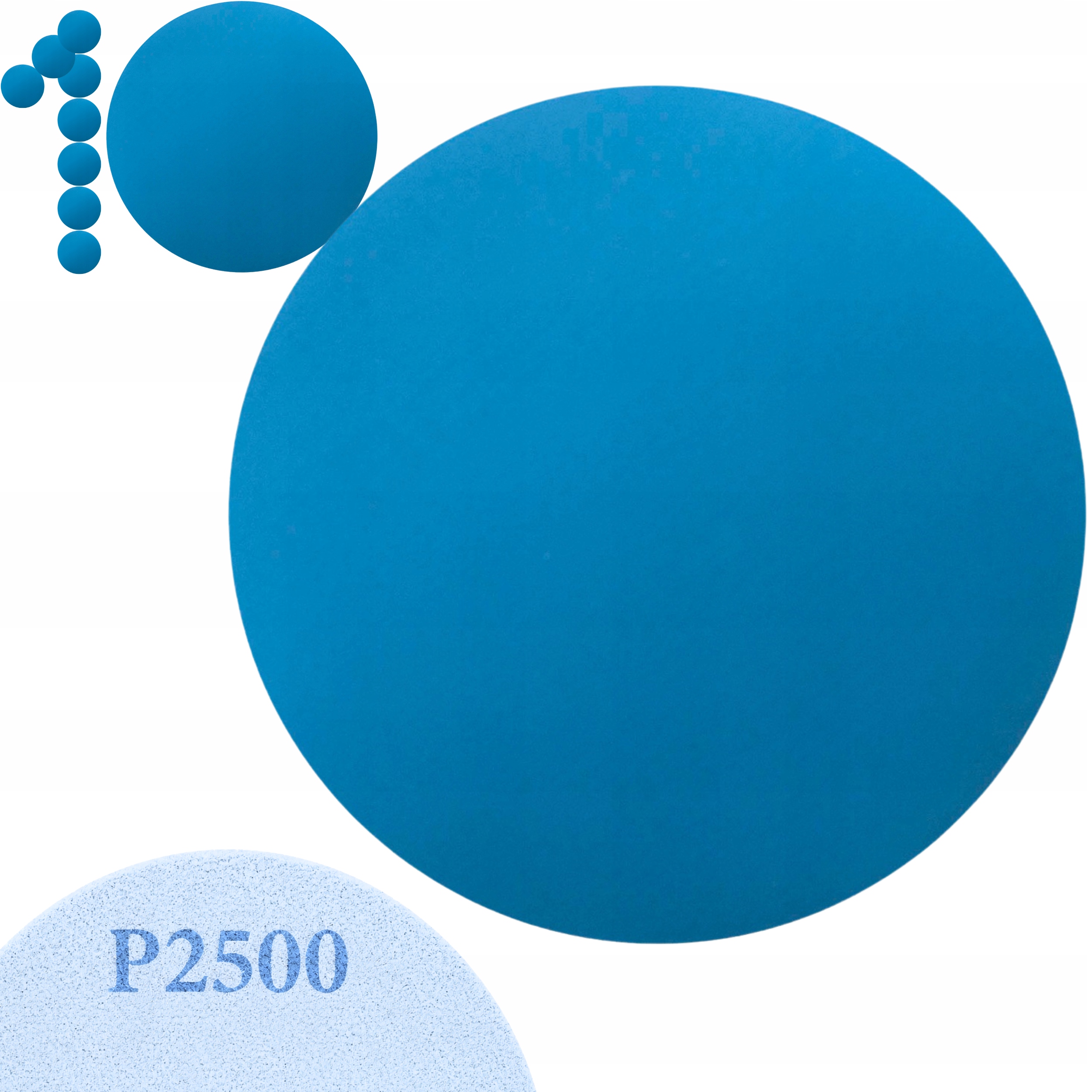 Papier Ścierny Wodny Na Rzep Krążki Deerfos 125mm P2500 10szt