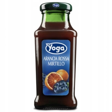 Levně Šťáva z krvavého pomeranče a borůvek (24 ks x 200 ml) Yoga