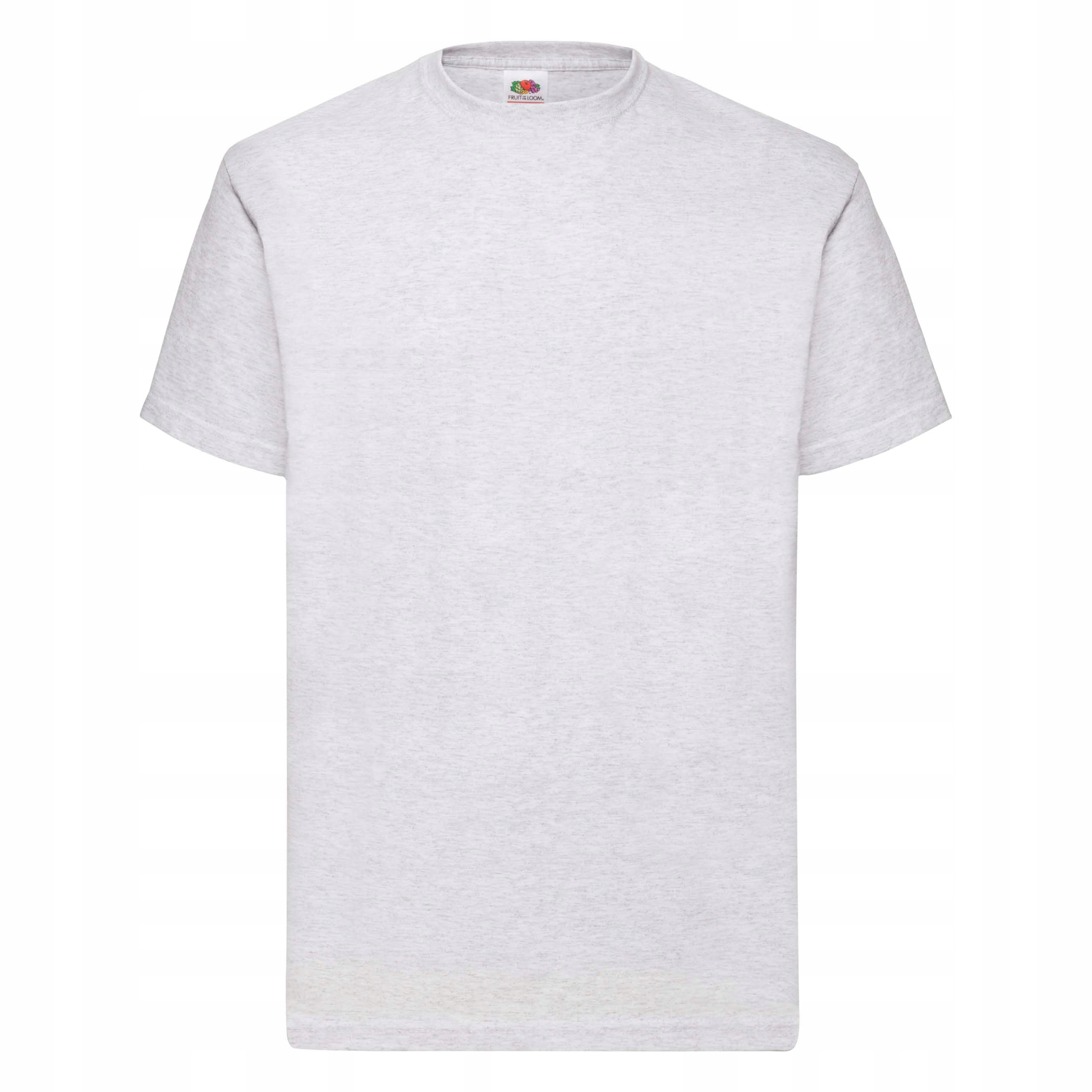 

Tshirt męski trwały bawełna Fruit Value popiel L