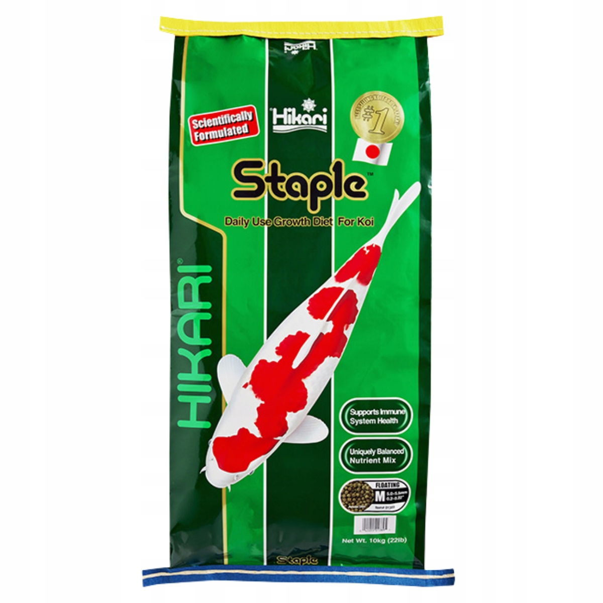 Hikari Koi Staple Medium Denné krmivo pre rybníky 10 kg