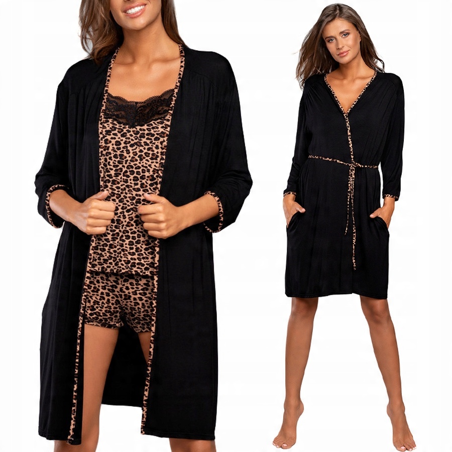 

Szlafrok damski panterka Italian Fashion Eila - L