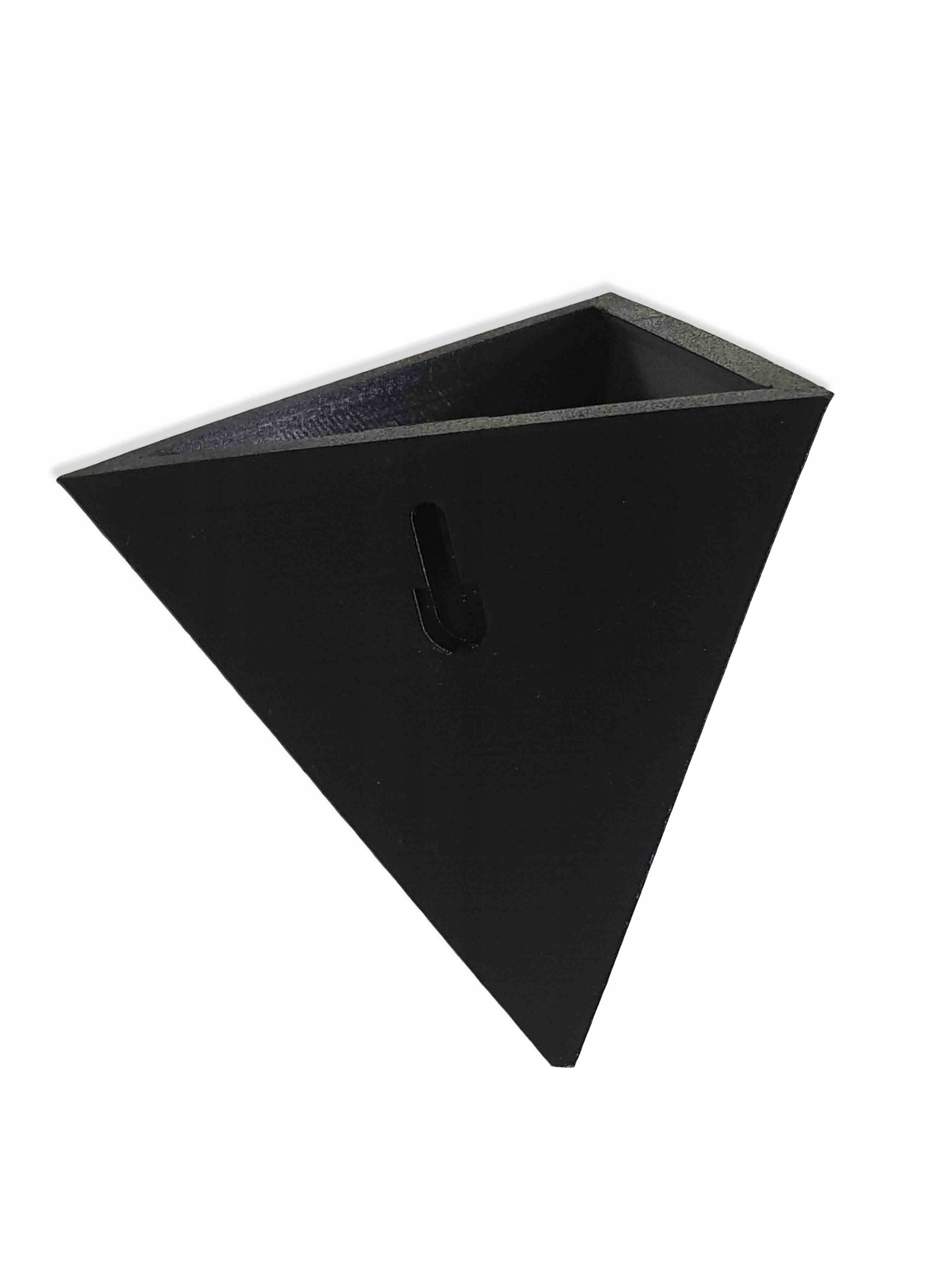 Wisząca doniczka ścienna - Czarna - 12 cm Marka inna