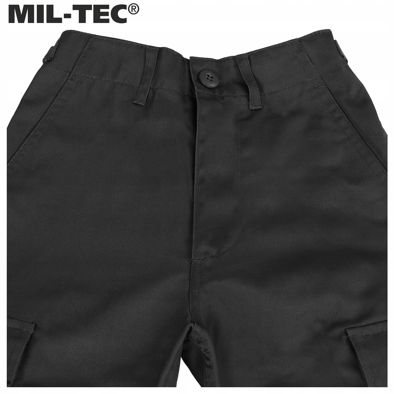 Spodnie chłopięce bojówki wojskowe Mil-Tec US BDU dziecięce czarne 3XL Płeć chłopcy dziewczynki