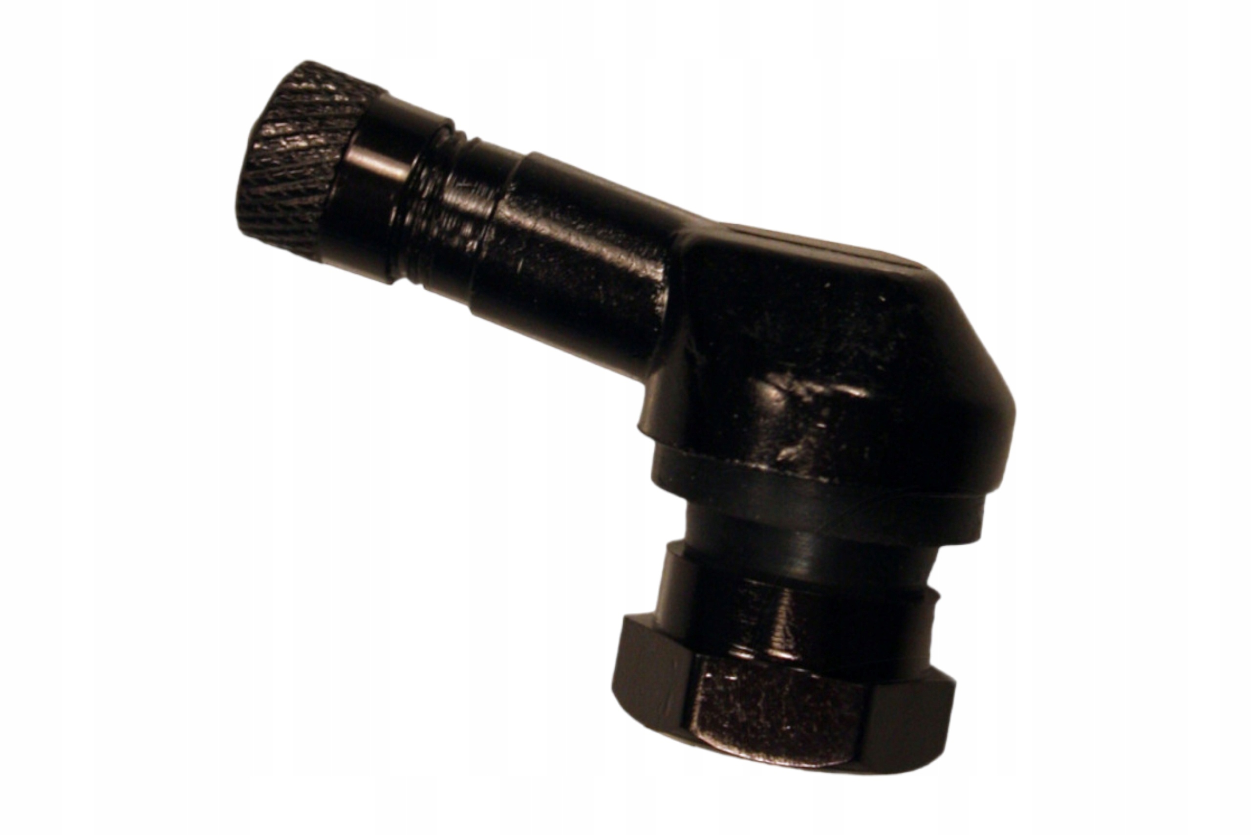 Zawór wentyl aluminiowy kątowy 90 stopni 11,3 mm czarny