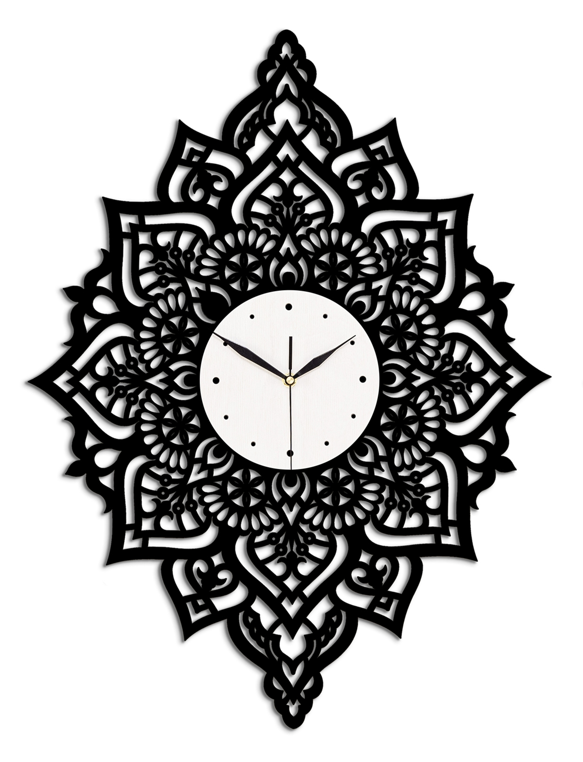 Dekorativní Nástěnné Hodiny Do Obývacího Pokoje, Vintage, Retro, Mandala, Tiché