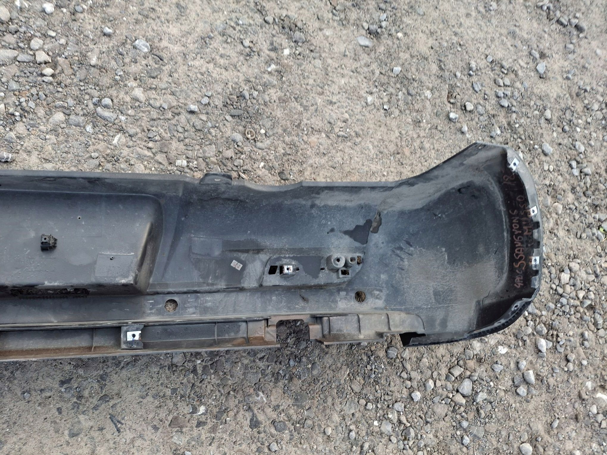 bumper rear SSAMGYONG MUSSO 2018R->