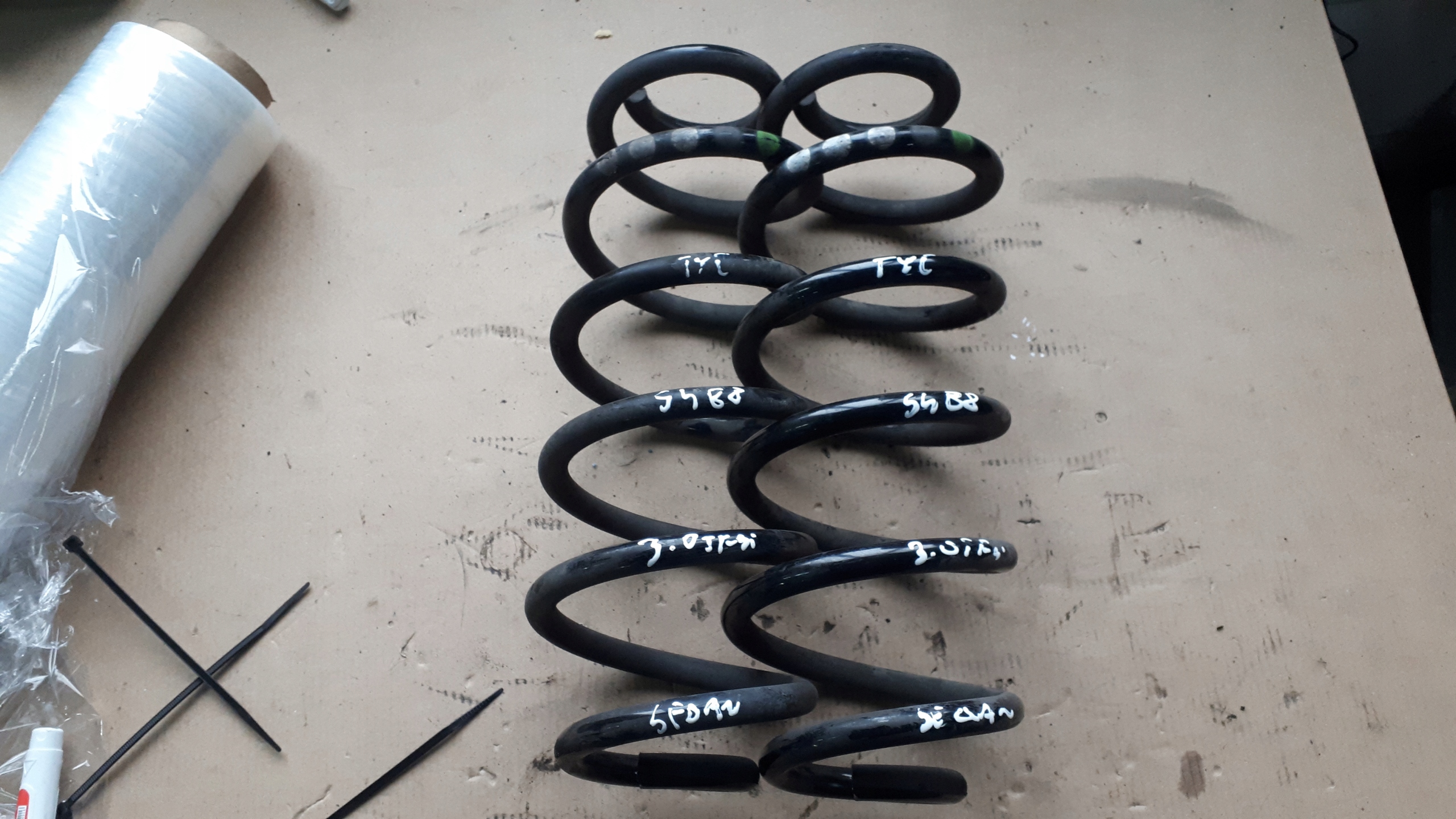 S4 B8 spring springs rear part 3.0 TFSI 2X sedan S5