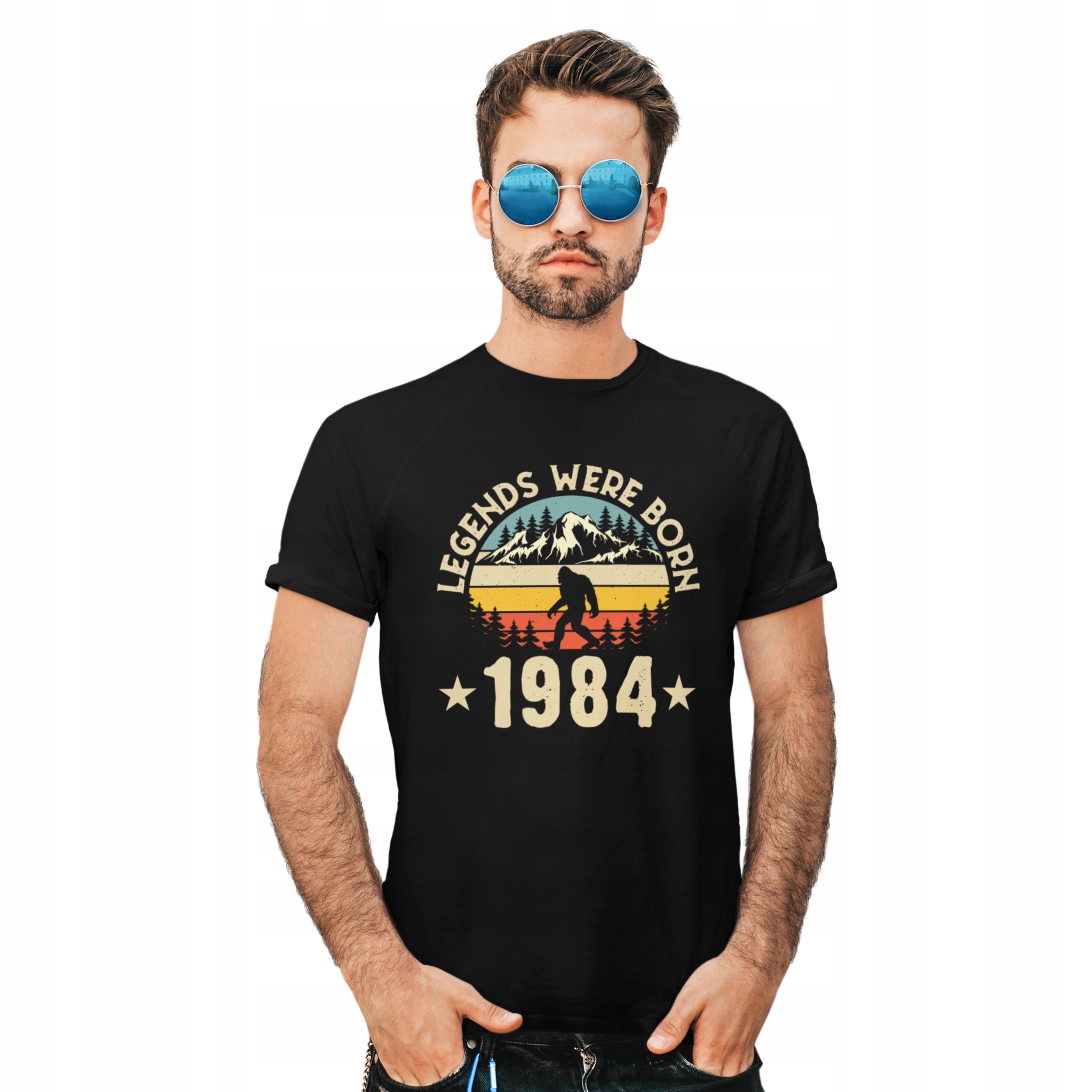 KOSZULKA NA 40 URODZINY PREZENT NA URODZINY MĘSKA ROCZNIK 1984 - XL Rozmiar XL