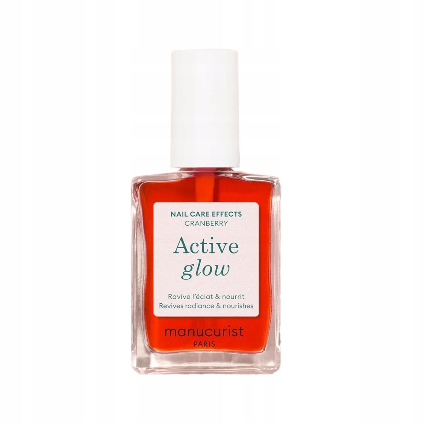 Manucurist Active Glow lak na nehty 15 ml Cranberry 1 ks