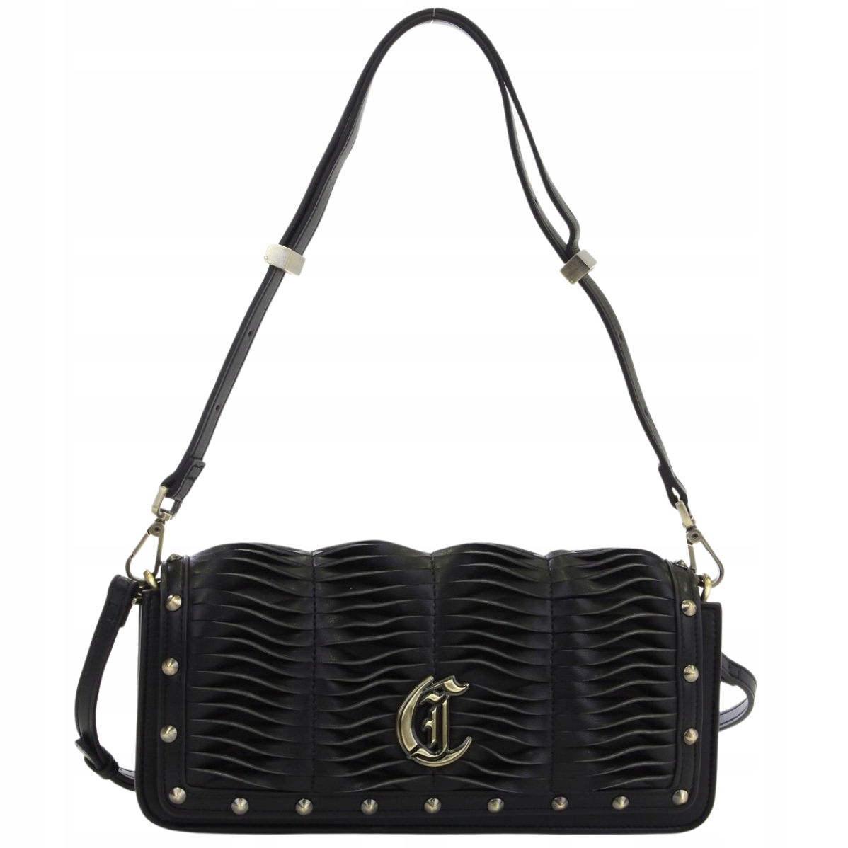 Just Cavalli Černá kabelka Gothic Woving