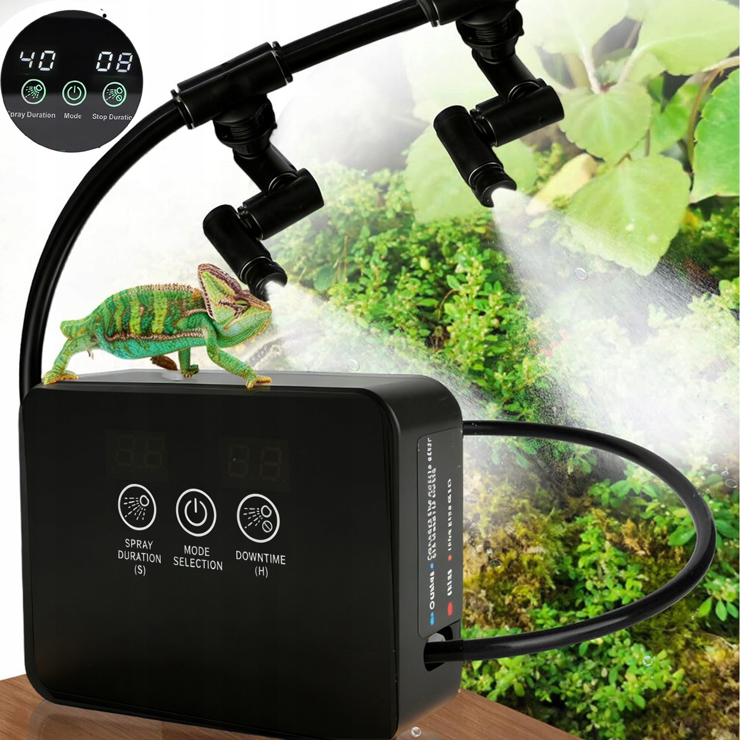 Levně Automatický Zavlažovač Tropický, Programovatelný, Nastavitelné Trysky, 2 Režimy