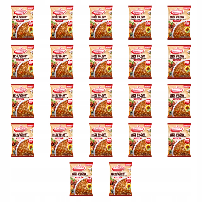 Amino Hovězí vývar s česnekem a petrželkou 60 g X22
