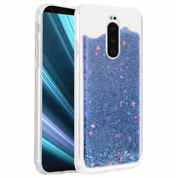 

Etui Do Sony Xperia 1 Gwiazdki Brokat Pokrowiec
