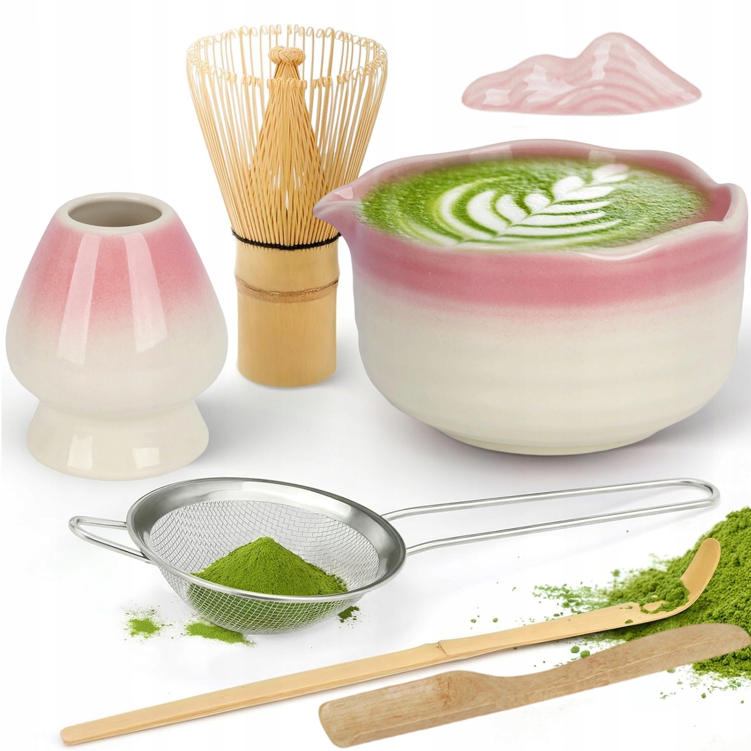 Matcha Zestaw Do Herbata 7 W 1 Miłośnicy Matchy Tradycyjne Parzenie Matchy