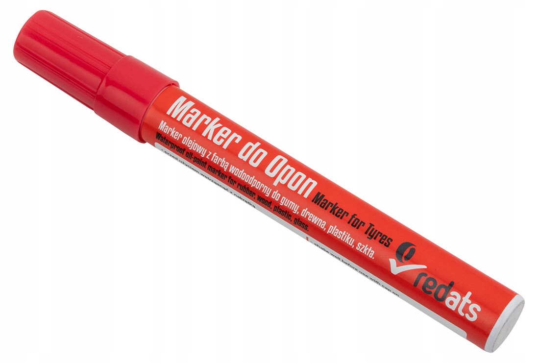 

Marker Olejowy Olejny do Opon Redats Czerwony 1szt