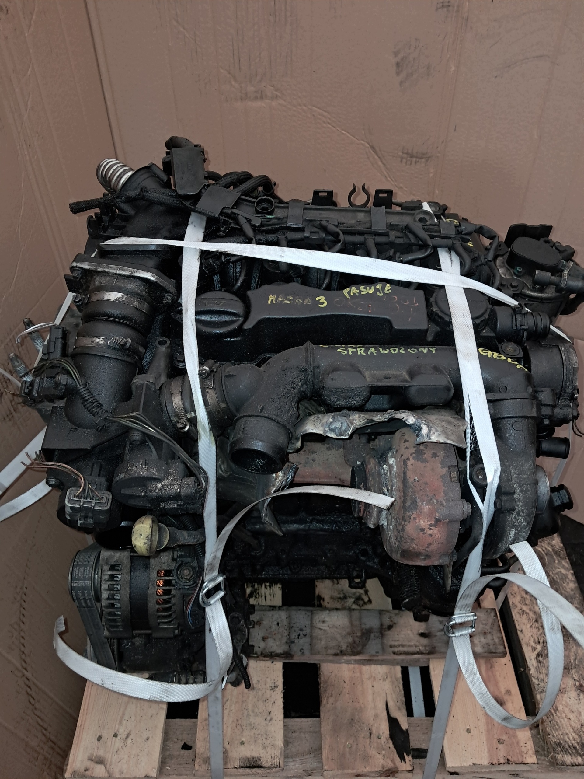 engine 1.6 TDCI GBDA MAZDA 3 FORD C-MAX PEWNY DO MONTAZU SPRAWDZONY