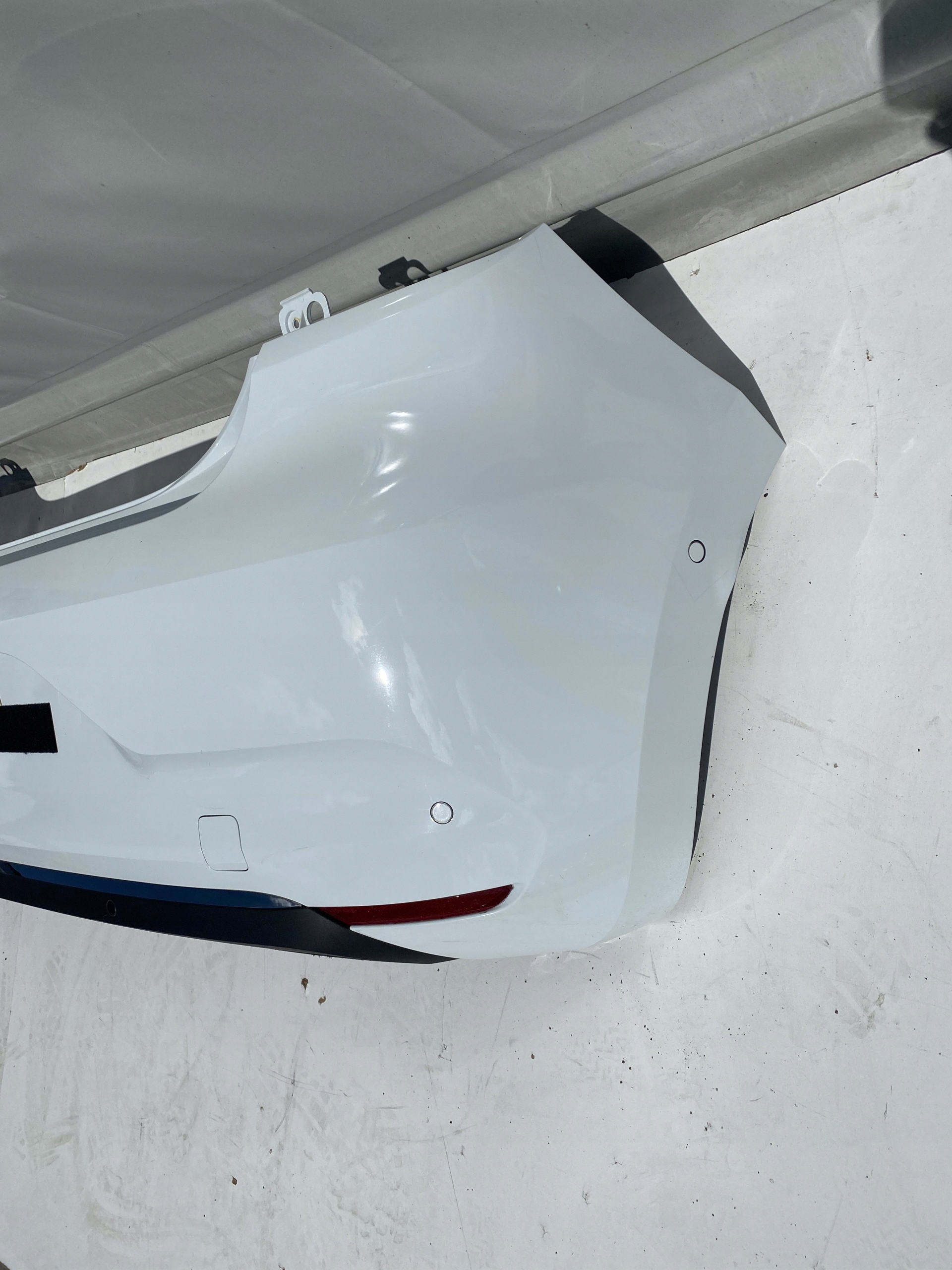 RENAULT CLIO V BUMPER REAR REAR PART 6 PDC BIALY OV369