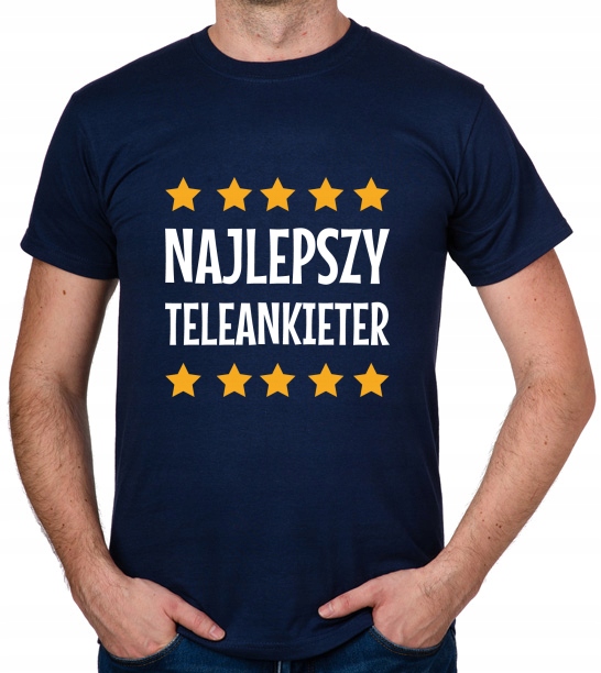 

koszulka Najlepszy Teleankieter prezent