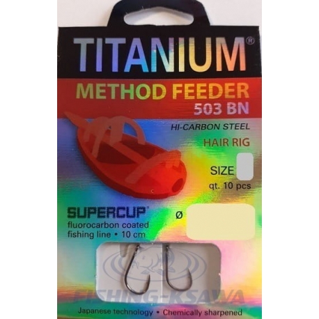 Titanium 501BM method feeder 14/0,172 przyp z gumk