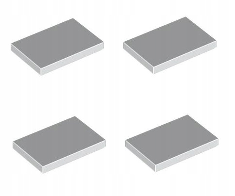 

Lego Płytka Płaska 2X3 Biały 6156667 26603 -4 szt