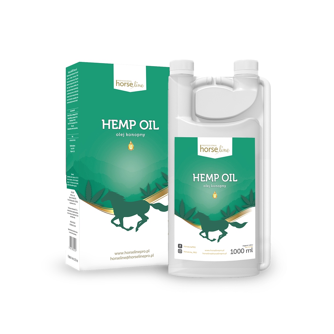 Hemp Oil konopný olej HorseLinePRO 2 L