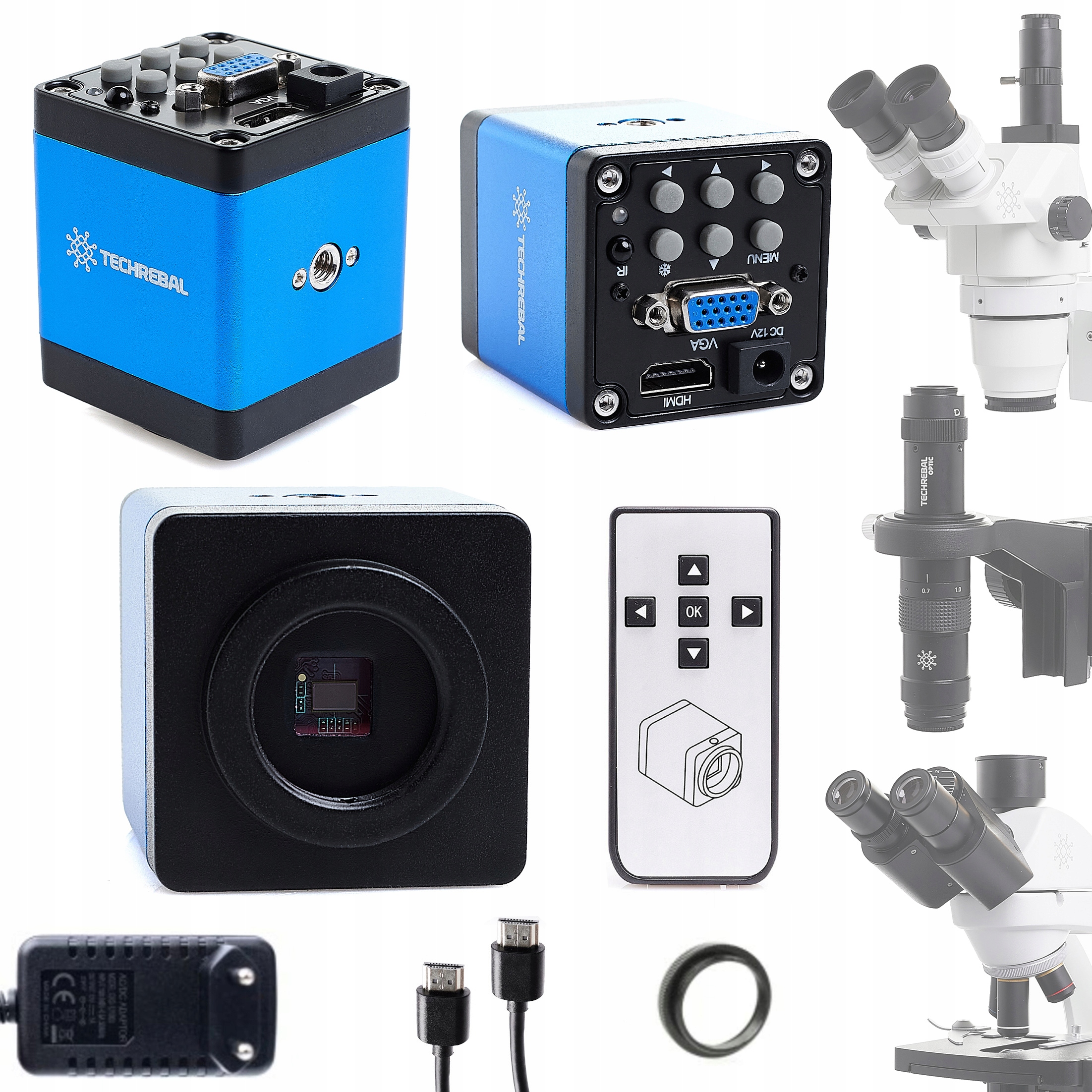 Kamera Pro Digitální Stereoskopický Mikroskop 1920x1080 Full Hd C-mount