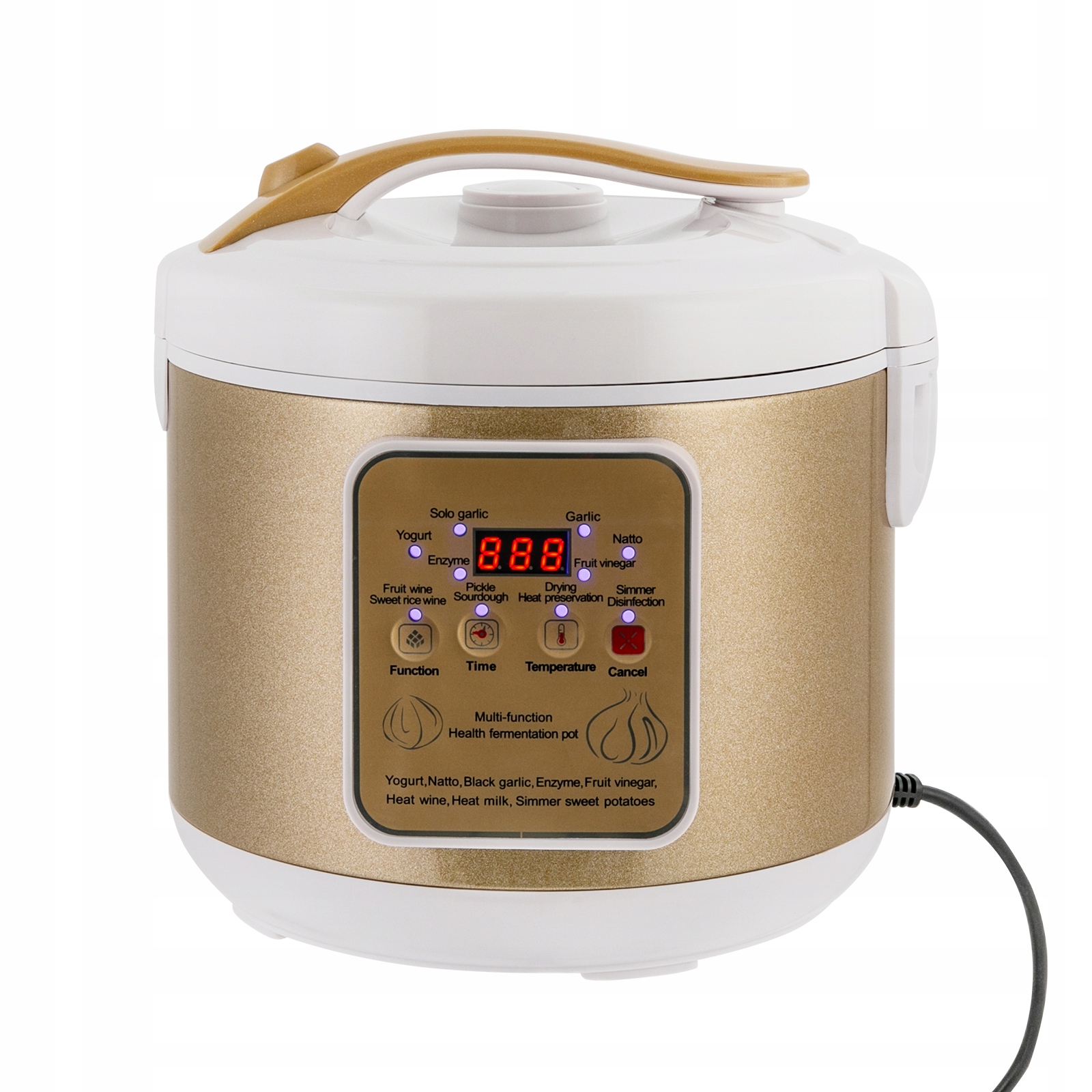 Fermenter Na Černý Česnek 90 W 6L Automatický Fermenter 7-12 Dní Fermentace