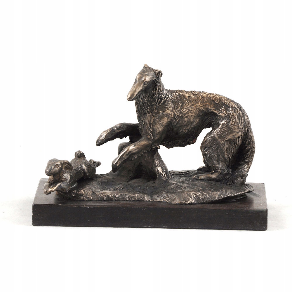 Ruský bordový chrt, figúrka psa na stôl, soška, socha, socha