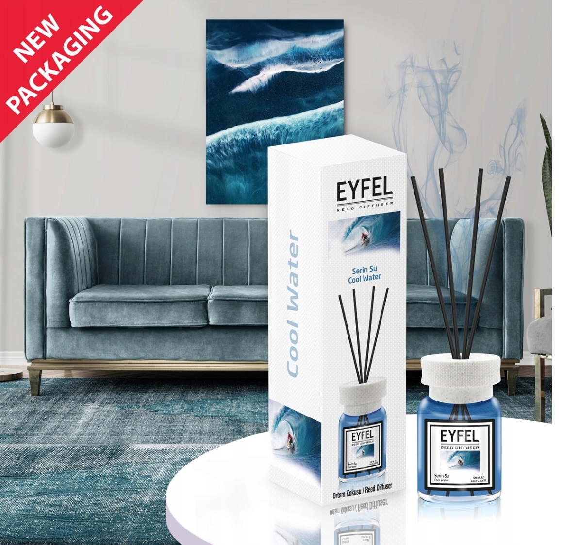 

Cool water Eyfel Zapachy Do Domu Patyczki 120 ML