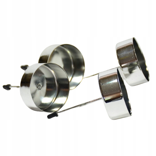 

Podstawka baza pod świecę Tealight srebrna 7cm/4sz