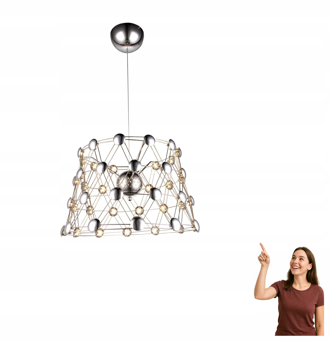 Led závesná lampa 40W Wire ML246 Milagro