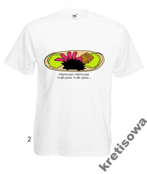 

Kolorowe Koszulki Wzory Super Jeż Mięsny Jeż Jerzy