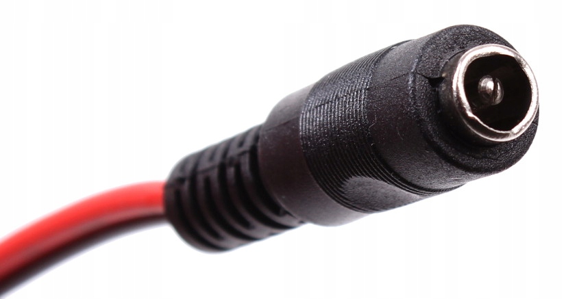 GNIAZDO ZASILAJĄCE NA PRZEWODZIE 2.1/5.5mm Marka Delta