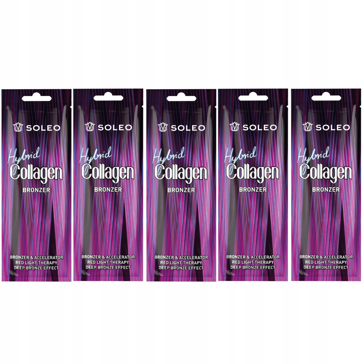 5x Bronzer na opalování s kolagenem Soleo Hybrid Collagen 15 ml