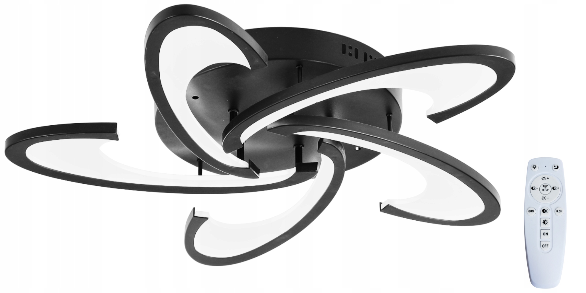 Lampa Sufitowa wisząca Żyrandol Led nowoczesna 3000/4000/6500K Pilot