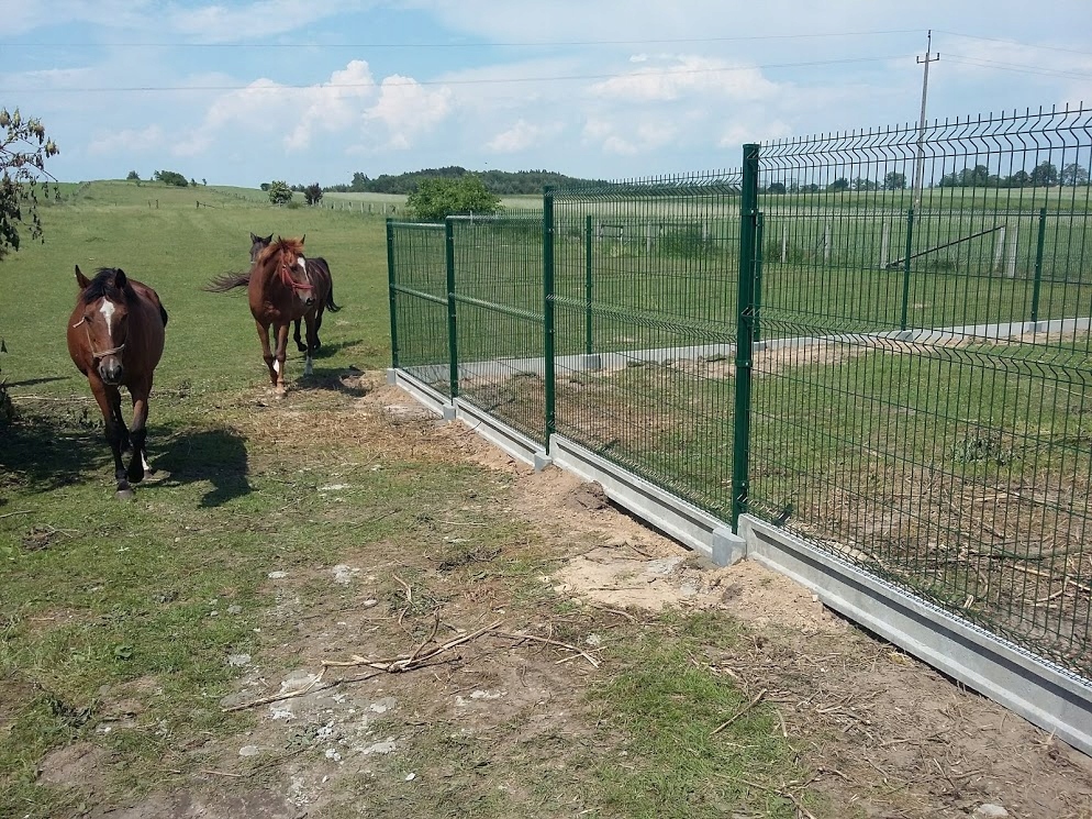 SŁUPEK 60x60 230cm 2,3M ZIELONY RAL6005 Ogrodzeniowy Furtka 60 230 Kod producenta Słupek panelowy 60x60