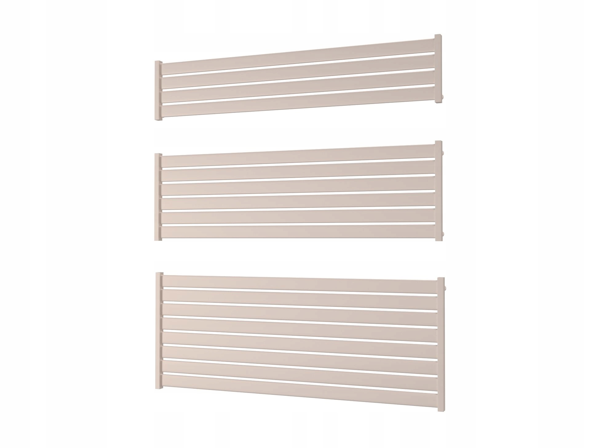 Dekorativní horizontální radiátor Eger 160/45 Zlatý Růžový