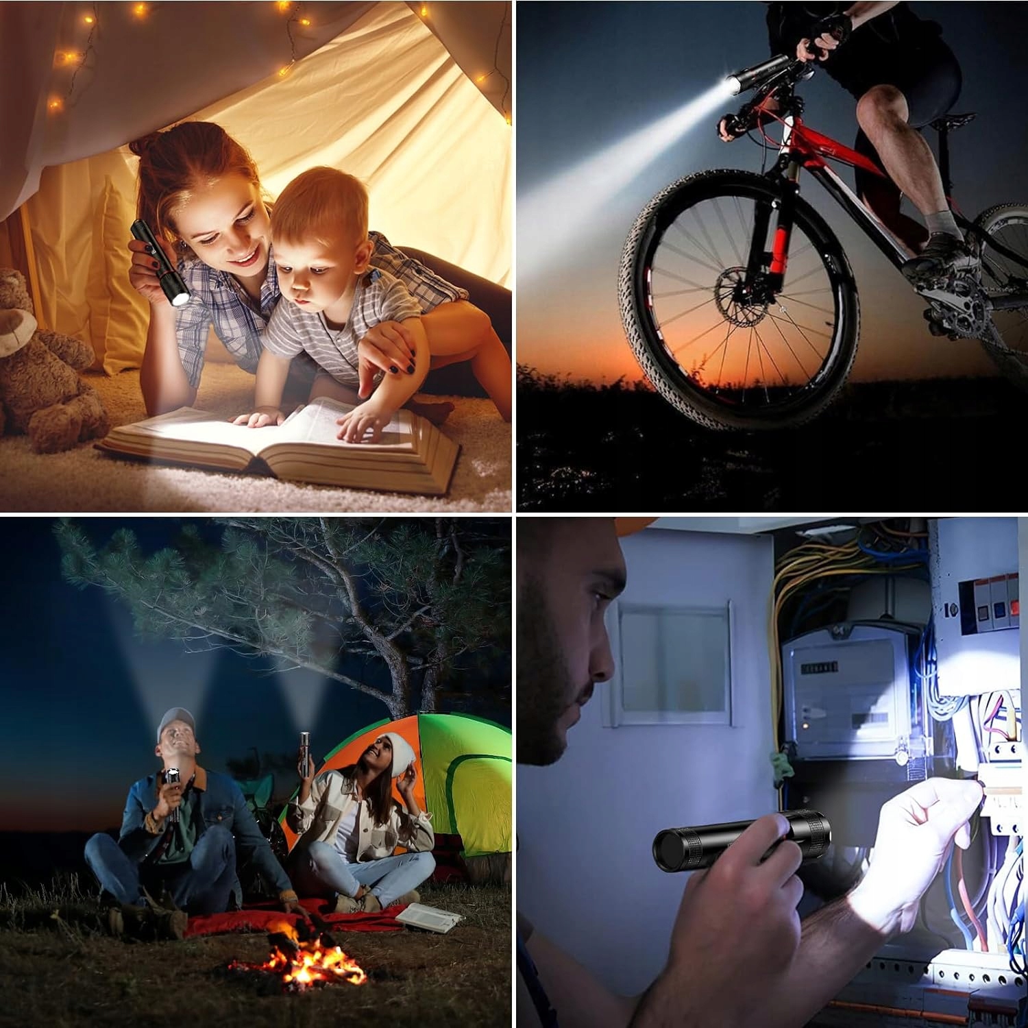 Mini latarka LED z zoomem 3W Blukar Kod producenta K9136