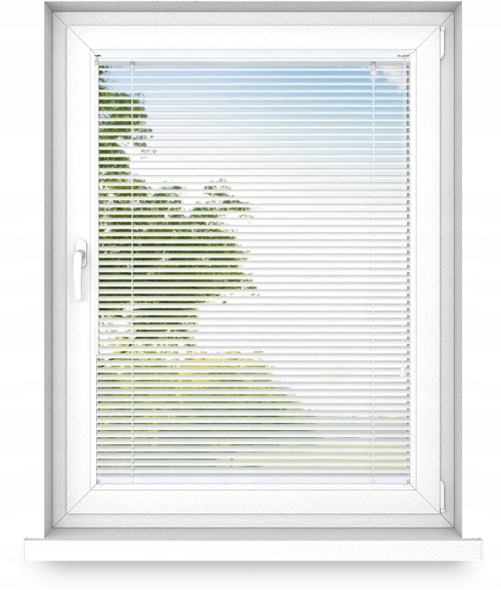 Dřevěné žaluzie Retro 25 mm 130 x 130 cm Na Míru