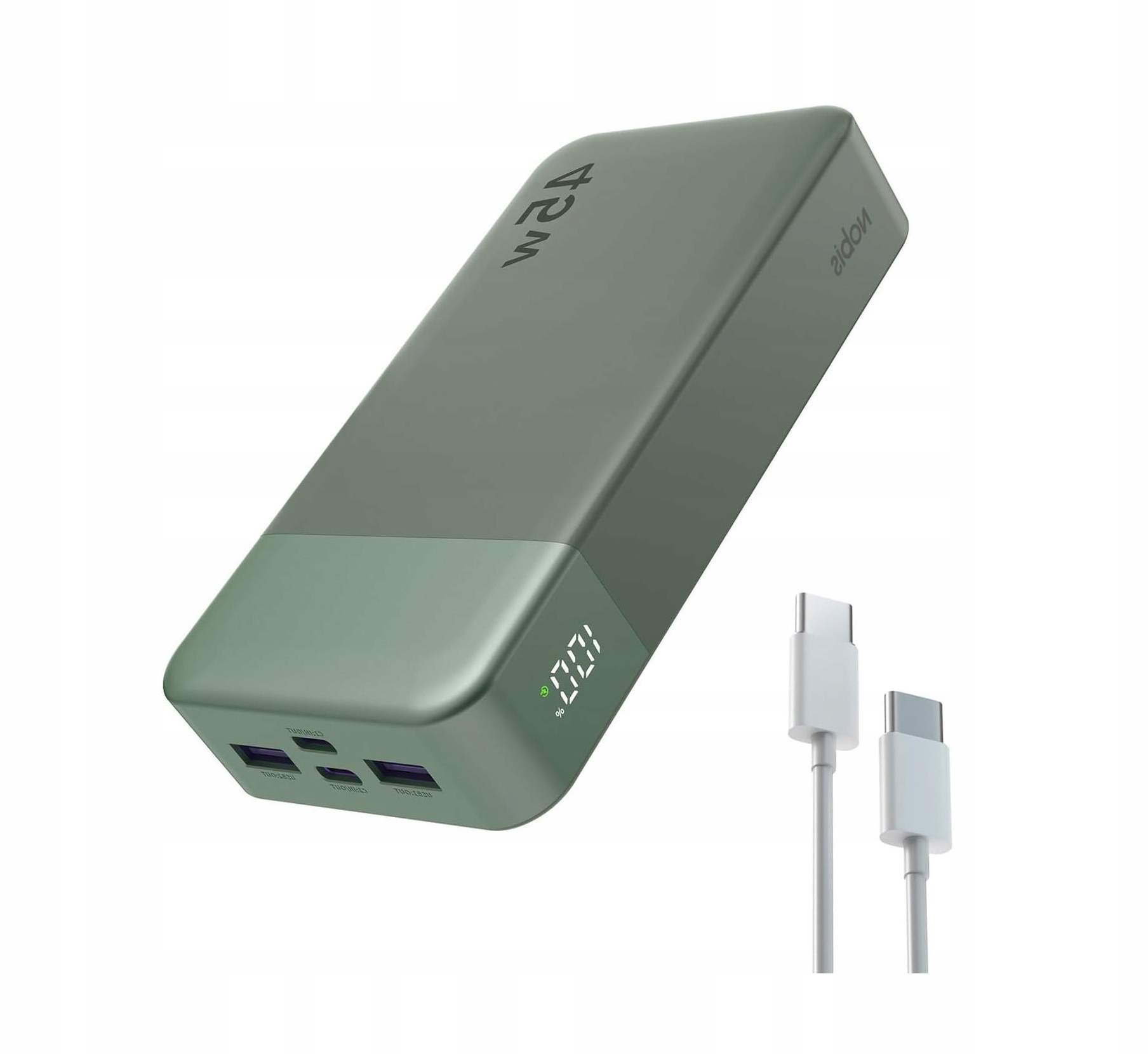 Powerbank 20000 mAh 45 W 2x Usb-c, 2x Usb-a rychlé nabíjení 4 konektory