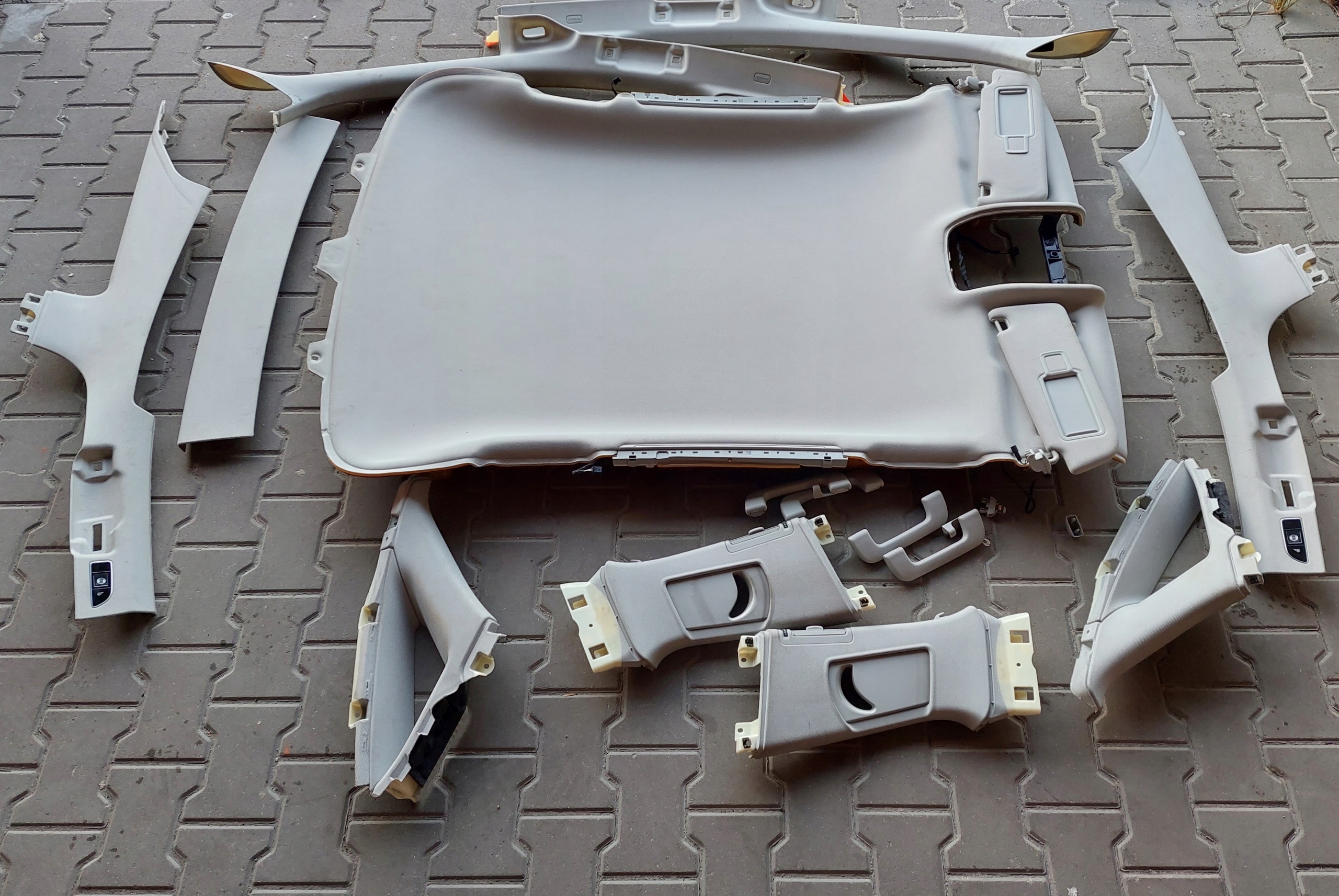 Dachhimmel Dachverkleidung KOMPLET Säule Blende Abdeckung AUDI A8 D4
