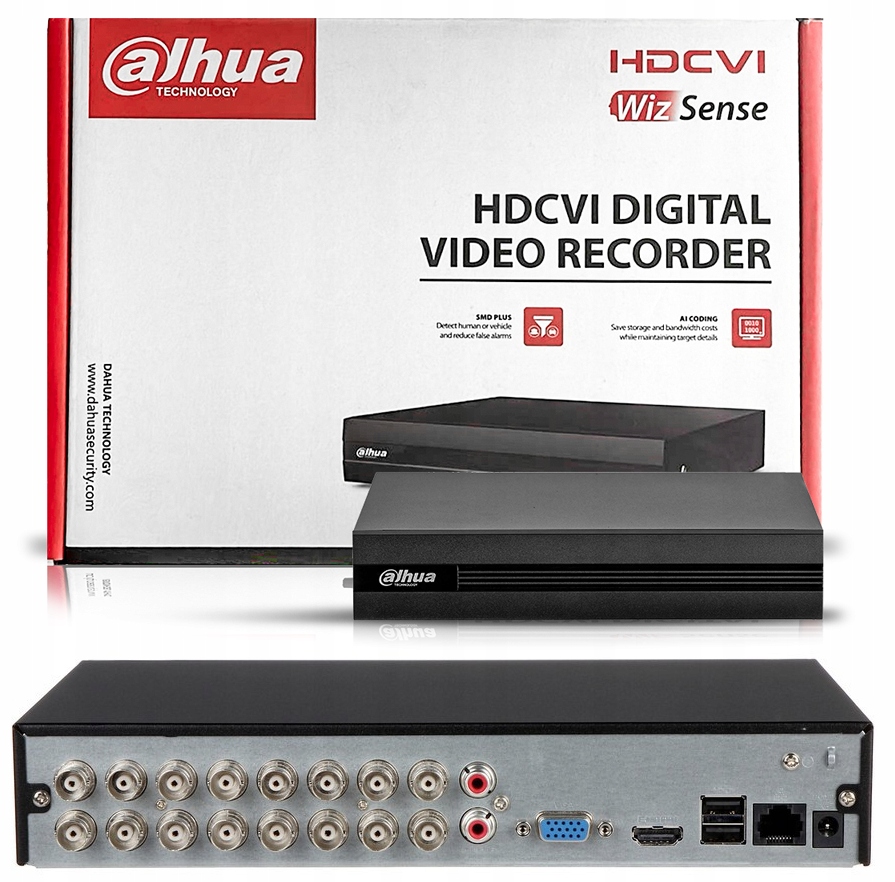 Analogový rekordér Dahua XVR1B16-I 5v1 Ahd CVI Tvi Aplikace