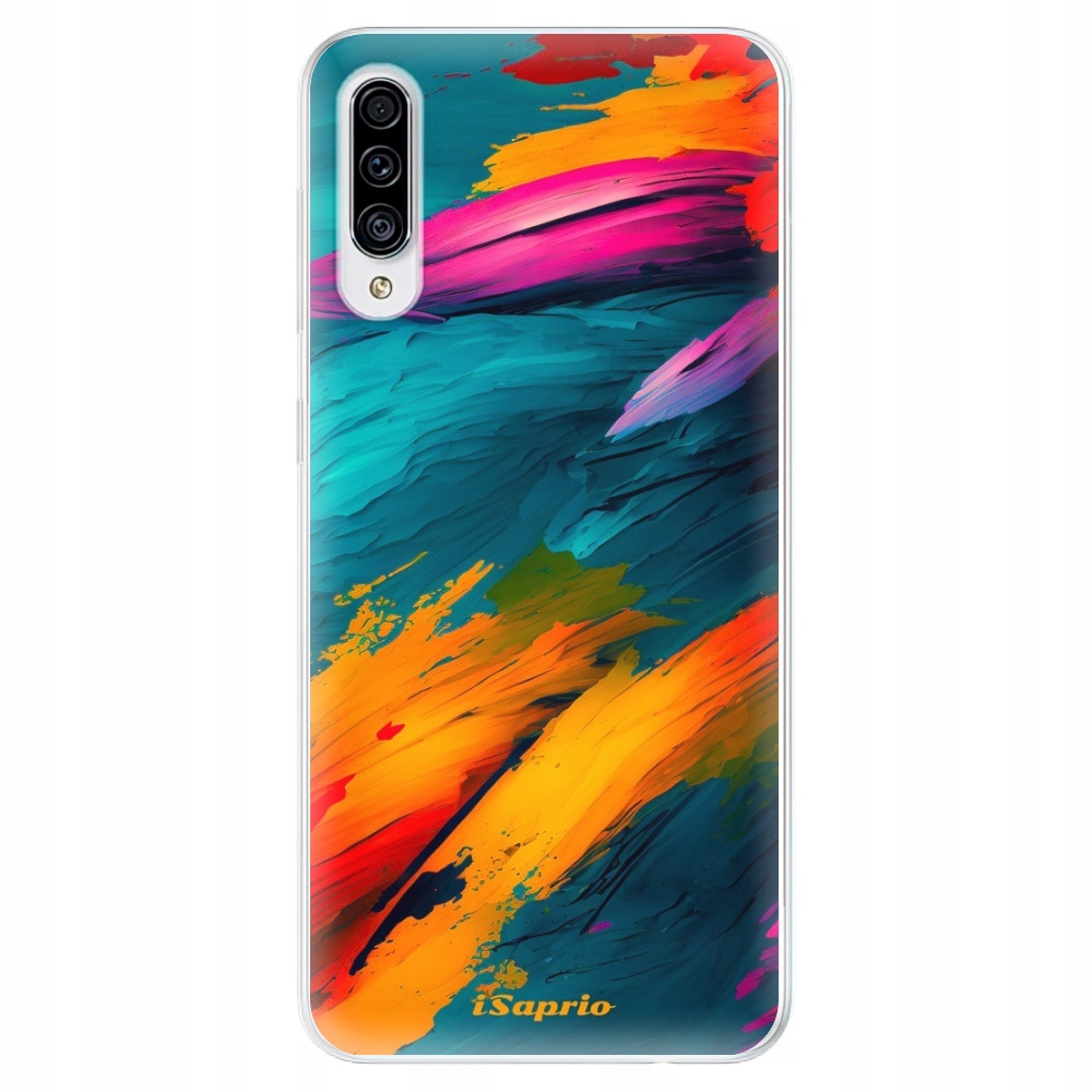 Silikonowe etui iSaprio Blue Paint do Samsung Galaxy A30s