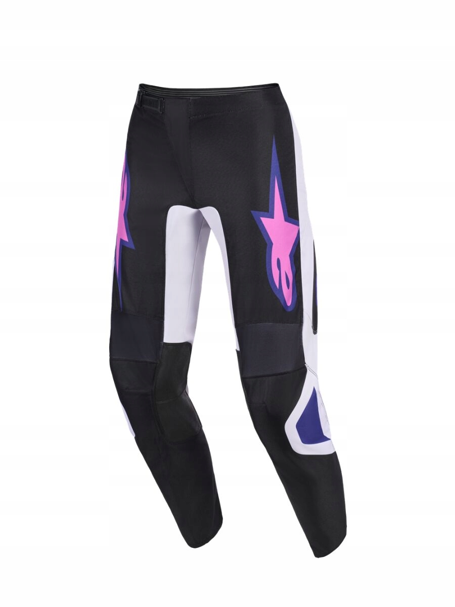 Nohavice Na Cross Alpinestars Fluid Grid Black/gray/pink 30