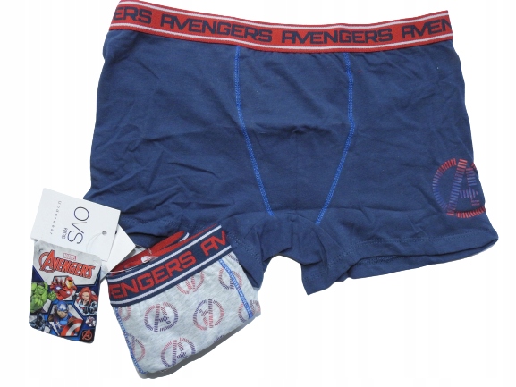 2 Pak Bokserki Majtki AVENGERS włoskie OVS 14+/170 Marka OVS