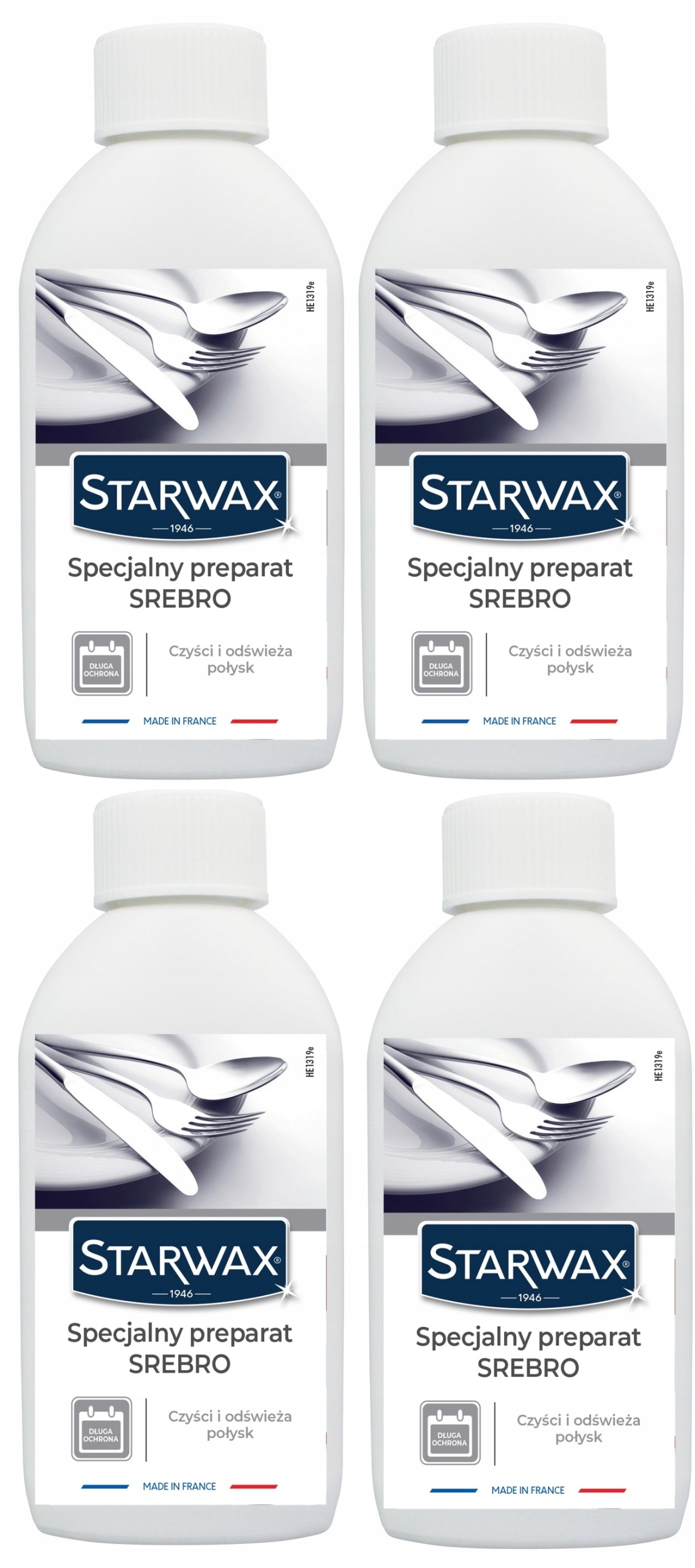 4xSTARWAX Stříbro Čištění A Leštění 250 ML