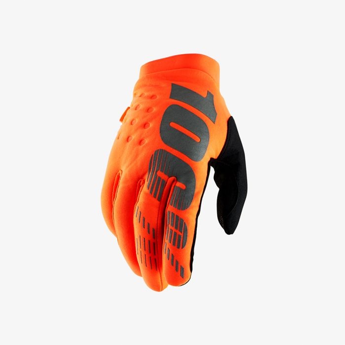 Rękawiczki Na Crossa 100% Brisker Ocieplane Softshell M