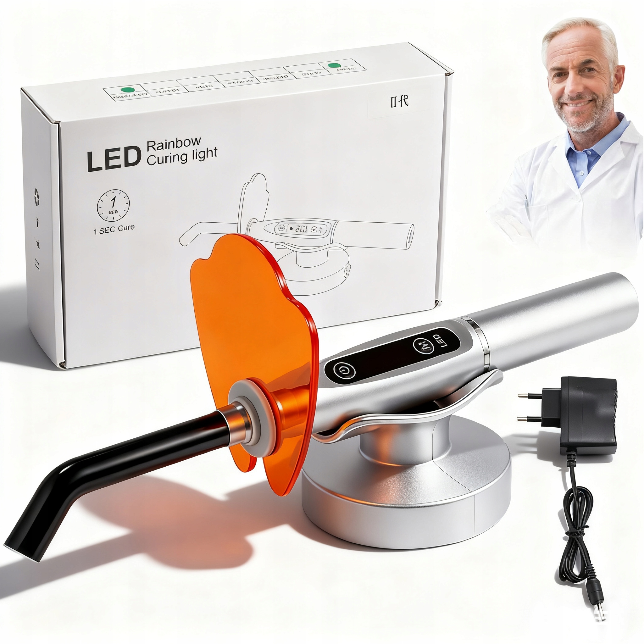 Lampa Polimeryzacyjna Do Leczenia Dentystycznego 3 Tryby Pracy 5S/3MM