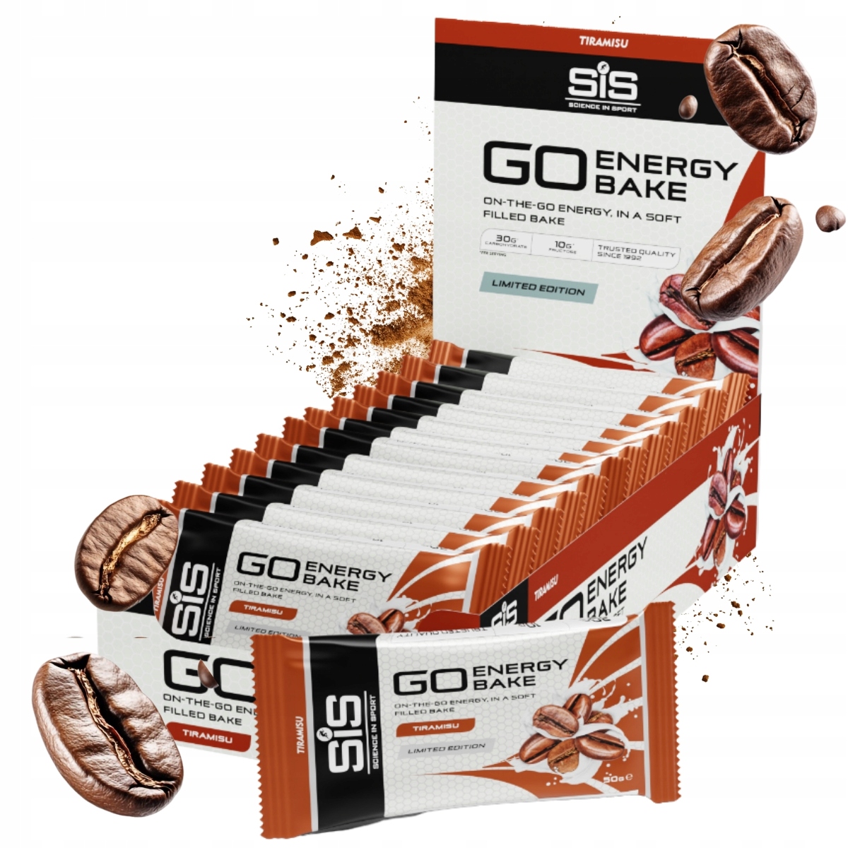 Sis Go Energy Bake Sacharidy Sis Energetické Sušenky 12x50g Tiramisu